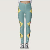 vlag van Delaware-staat Leggings (Voorkant)