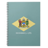 vlag van Delaware-staat Notitieboek (Voorkant)