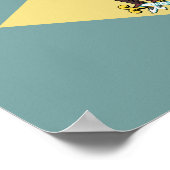 vlag van Delaware-staat Poster (Hoek)