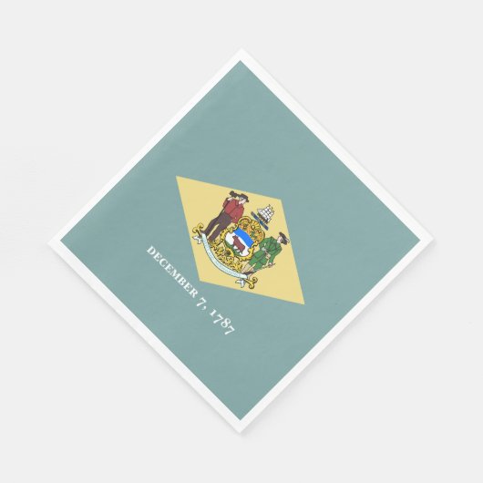 vlag van Delaware-staat Servet (Hoek)