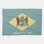 vlag van Delaware-staat Theedoek (Horizontaal)