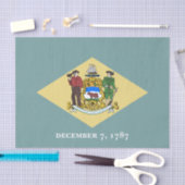 vlag van Delaware-staat Tissuepapier (Craft)