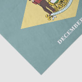 Vlag van Delaware Tissuepapier (Detail)