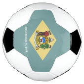 Vlag van Delaware Voetbal (Gedraaid)