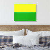 Vlag van Den Haag Canvas Afdruk (Insitu (Slaapkamer))
