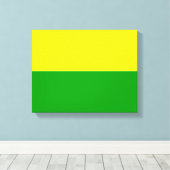 Vlag van Den Haag Canvas Afdruk (Insitu (Houten vloer))