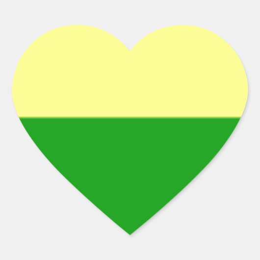 Vlag van Den Haag Hart Sticker (Voorkant)