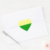 Vlag van Den Haag Hart Sticker (Envelop)