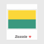 Vlag van Den Haag, Nederland Sticker (Vel)