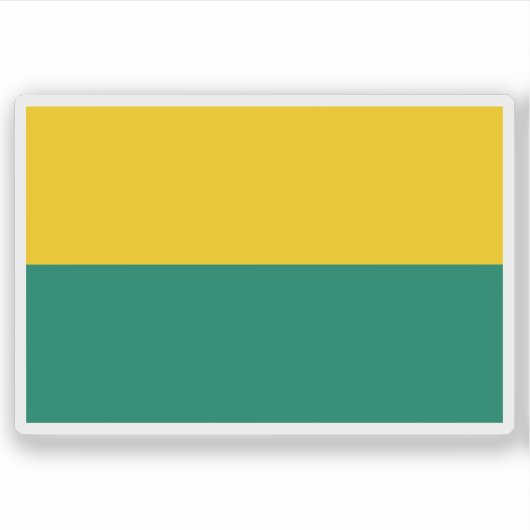 Vlag van Den Haag, Nederland Sticker (Voorkant)