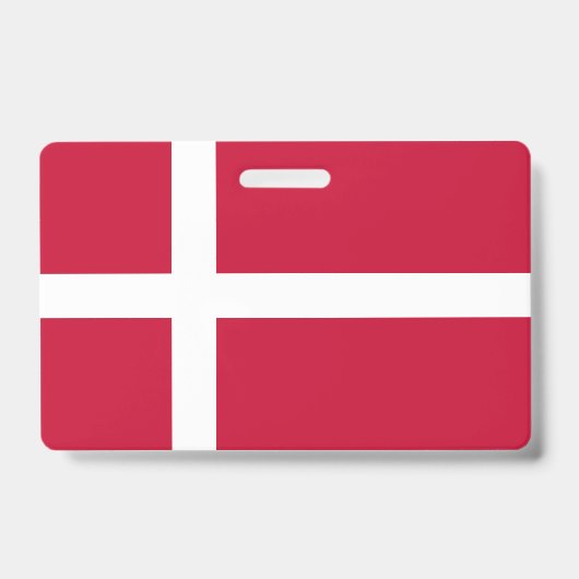 Vlag van Denemarken Badge (Voorzijde)