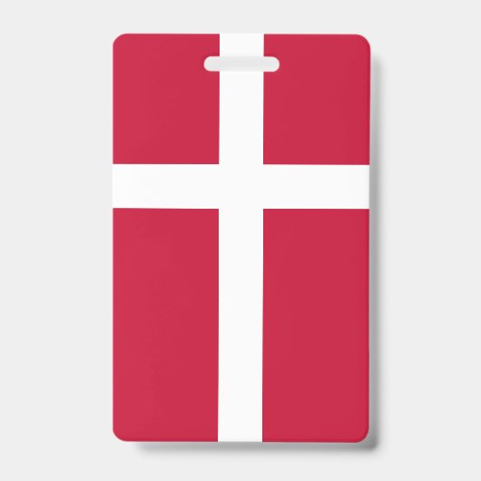 Vlag van Denemarken Badge (Voorzijde)