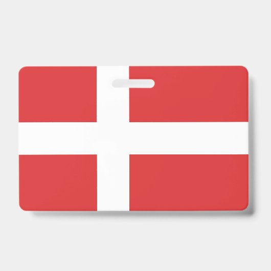 Vlag van Denemarken Badge (Voorzijde)