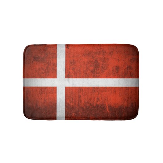 vlag van Denemarken Badmat (Voorkant)