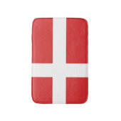 Vlag van Denemarken Badmat (Voorkant Verticaal)