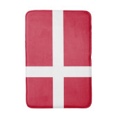 Vlag van Denemarken Badmat (Voorkant Verticaal)