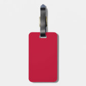 Vlag van Denemarken Bagagelabel (Achterkant verticaal)