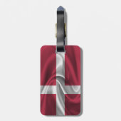 vlag van Denemarken Bagagelabel (Achterkant verticaal)