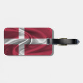 vlag van Denemarken Bagagelabel (Achterkant horizontaal)