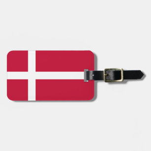 Vlag van Denemarken Bagagelabel