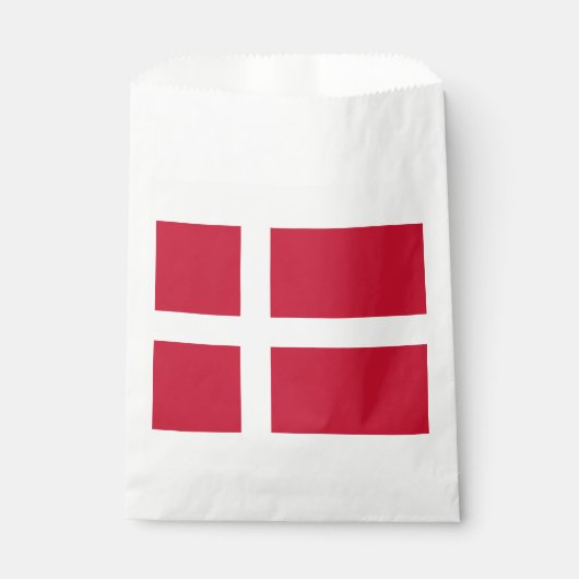 Vlag van Denemarken Bedankzakje (Voorkant)