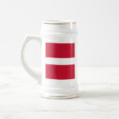 Vlag van Denemarken Bierpul (Links)