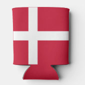 Vlag van Denemarken Blikjeskoeler (Achterkant)