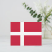 Vlag van Denemarken Briefkaart (Staand voorkant)