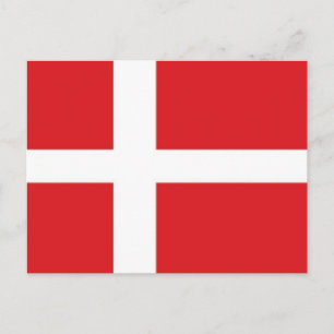 Vlag van Denemarken Briefkaart
