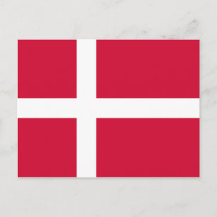 Vlag van Denemarken Briefkaart