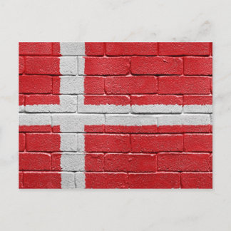 Vlag van Denemarken Briefkaart