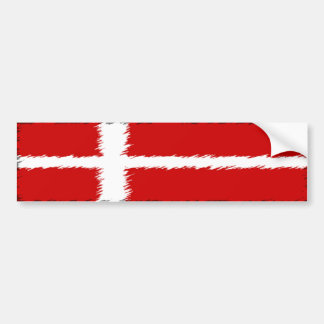 Vlag van Denemarken Bumpersticker