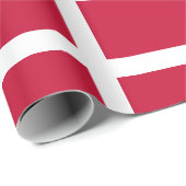 Vlag van Denemarken Cadeaupapier (Rol Hoek)