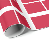 Vlag van Denemarken Cadeaupapier (Rol Hoek)