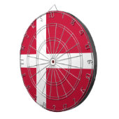 Vlag van Denemarken Dartbord (Voorkant Rechts)