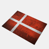 vlag van Denemarken Deurmat (Schuin)