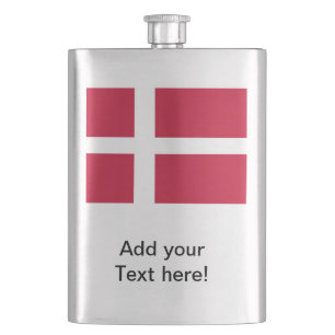 Vlag van Denemarken Flacon