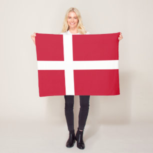 Vlag van Denemarken Fleece Deken