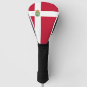 Vlag van Denemarken Golfheadcover (Voorkant)