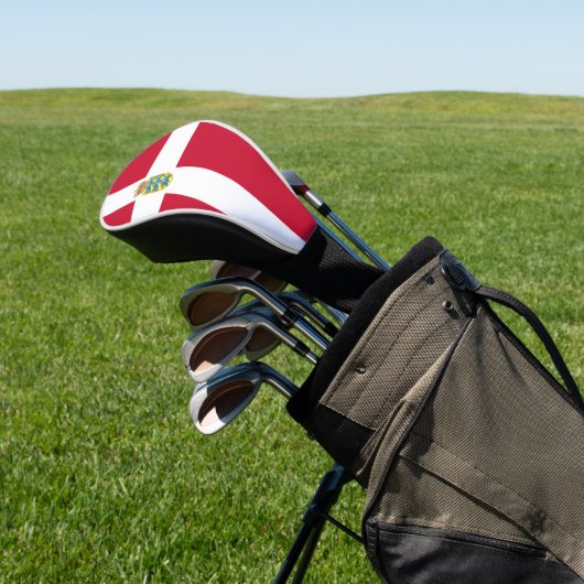 Vlag van Denemarken Golfheadcover (Insitu)