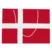Vlag van Denemarken Groot Cadeauzakje (Achterkant)