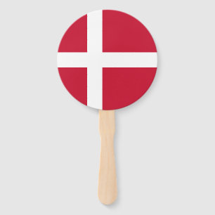 Vlag van Denemarken Handwaaier