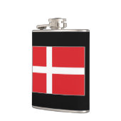 Vlag van Denemarken Heupfles (Links)