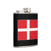 Vlag van Denemarken Heupfles (Rechts)