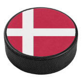 Vlag van Denemarken Hockey Puck (3/4)