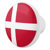Vlag van Denemarken Keramische Knop (Rechts)