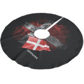 Vlag van Denemarken Kerstboom Rok (Gekanteld)