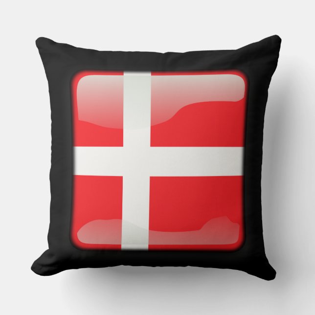 Vlag van Denemarken Kussen (Voorkant)