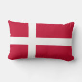 Vlag van Denemarken Kussen (Achterkant)