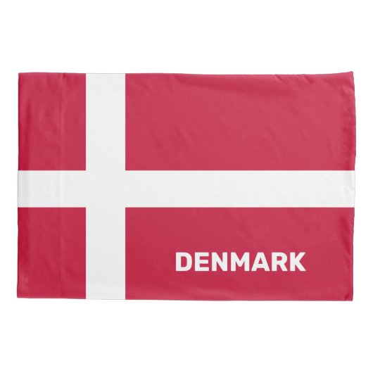 Vlag van Denemarken Kussensloop (Achterkant)